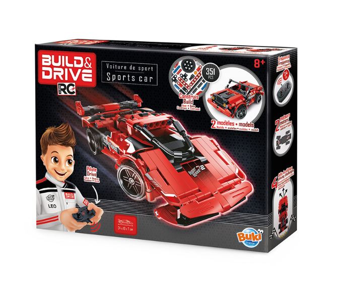 BUKI FRANCE - REMOTE CONTROL SPORTS CAR TO BUILD
