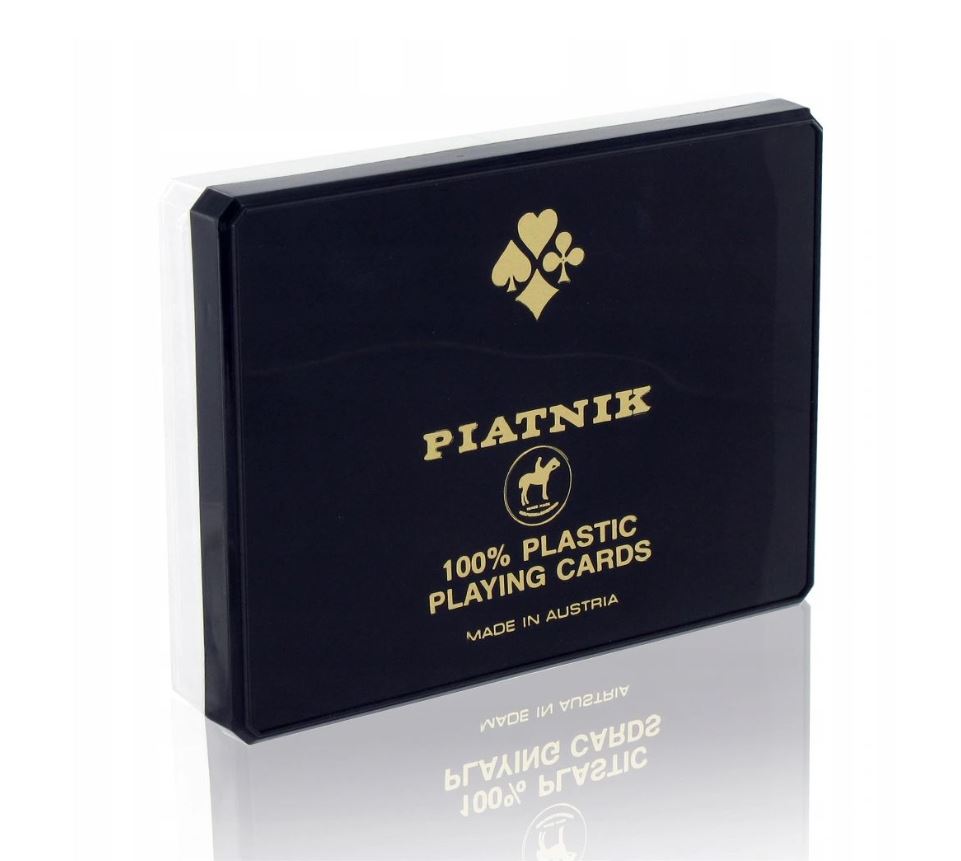 DOUBLE PLAYING CARDS 100% PLASTIC