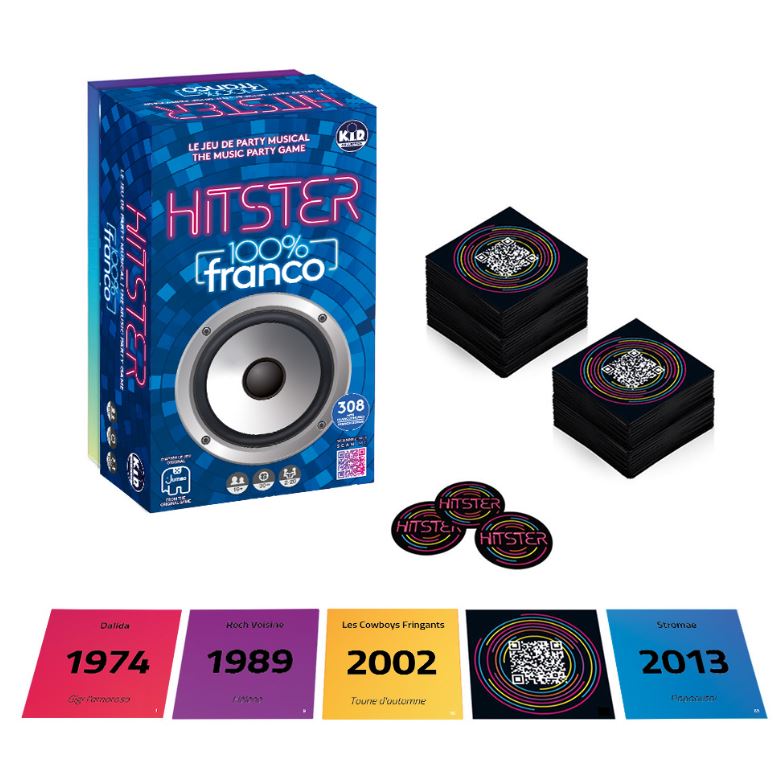 HITSTER 100% FRENCH GAME - MUSICAL PARTY GAME
