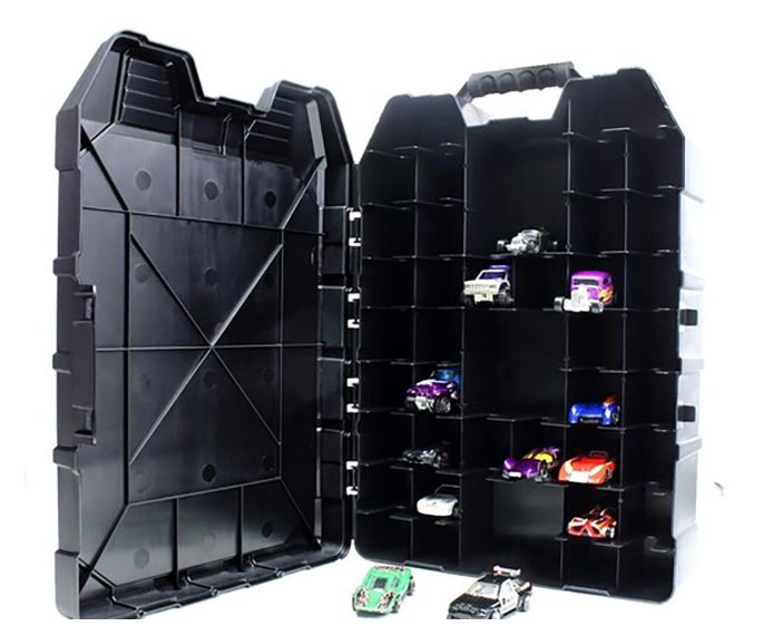 HOT WHEELS - ÉTUI DE TRANSPORT 48 VÉHICULES - STYLES VARIÉS