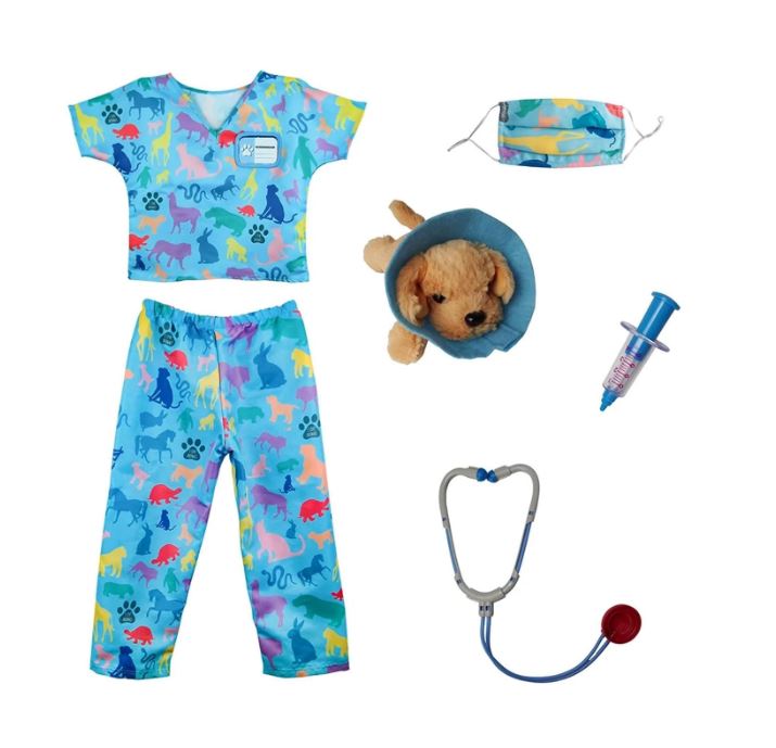 VETERINARIAN COSTUME 5-6 YEARS