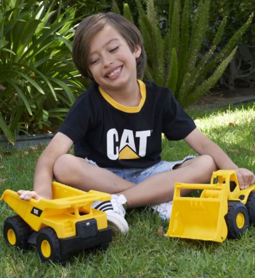 CAT CONSTRUCTION - DUMP TRUCK AND WHEEL LOADER