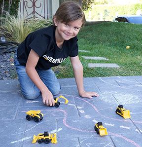 CATERPILLAR - 5 MINI CONSTRUCTION VEHICLE PACK