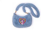 SAC-À-MAIN PELUCHE "RAINBOW CUDDLE" - BLEU