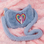 SAC-À-MAIN PELUCHE "RAINBOW CUDDLE" - BLEU