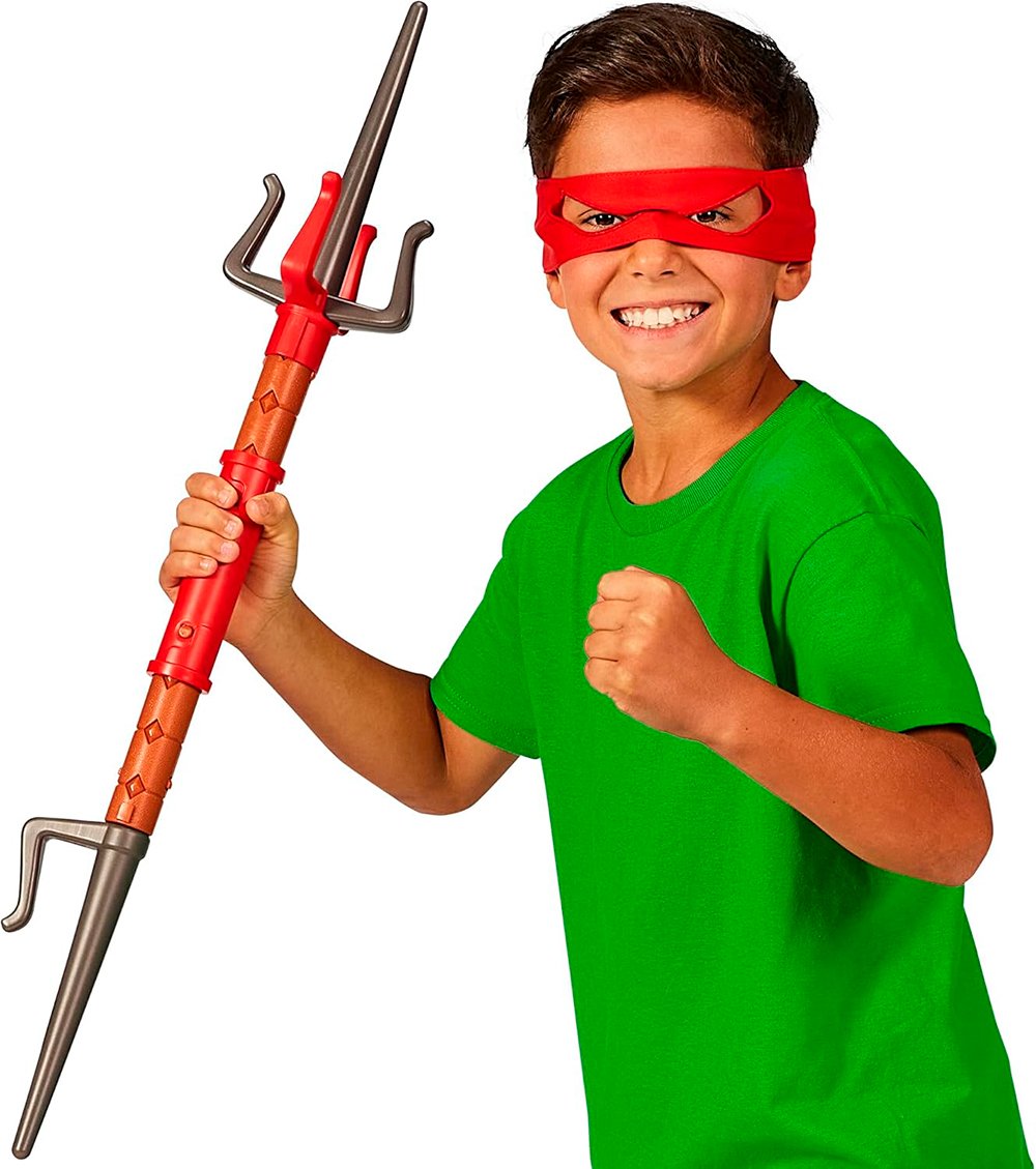 TEENAGE MUTANT NINJA TURTLES - ROLE PLAY SET (SPIN ATTACK) ASST