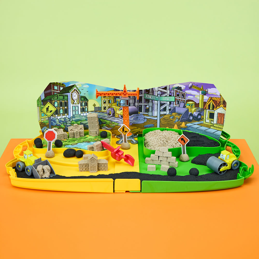 KINETIC SAND - COFFRET MALLETTE DE CONSTRUCTION