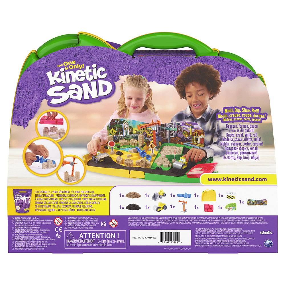 KINETIC SAND - COFFRET MALLETTE DE CONSTRUCTION