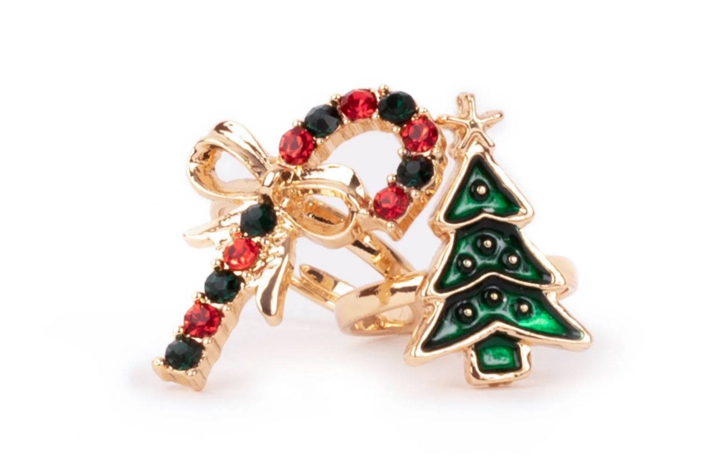ENSEMBLE DE 2 BAGUES DE NOËL