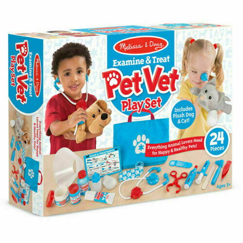 MELISSA AND DOUG - ENSEMBLE DE JEU VÉTÉRINAIRE 24 PIÈCES