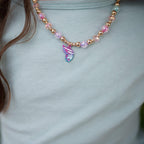 BFF BEST FRIEND BUTTERFLY NECKLACE SET - BEST FRIEND