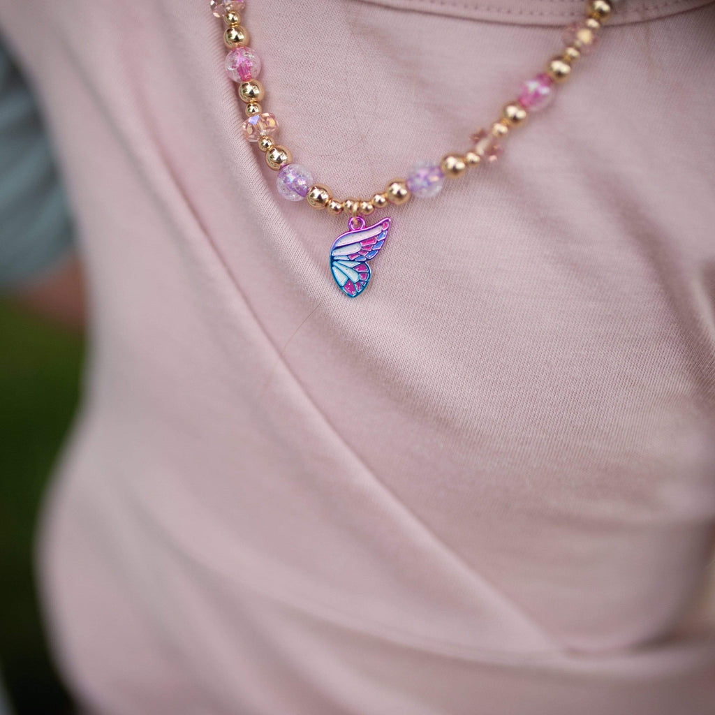 BFF BEST FRIEND BUTTERFLY NECKLACE SET - BEST FRIEND