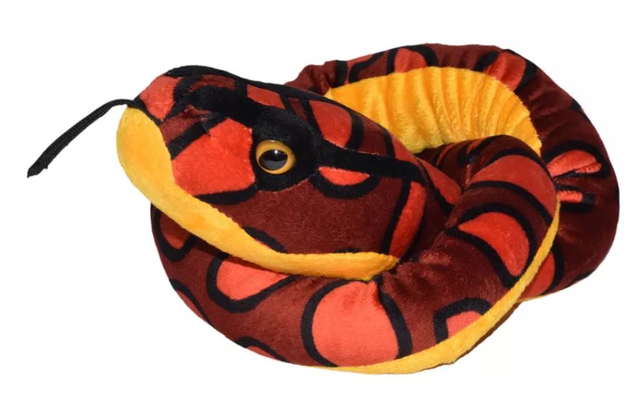 PELUCHE BOA CONSTRUCTEUR ROUGE - WILD REPUBLIC