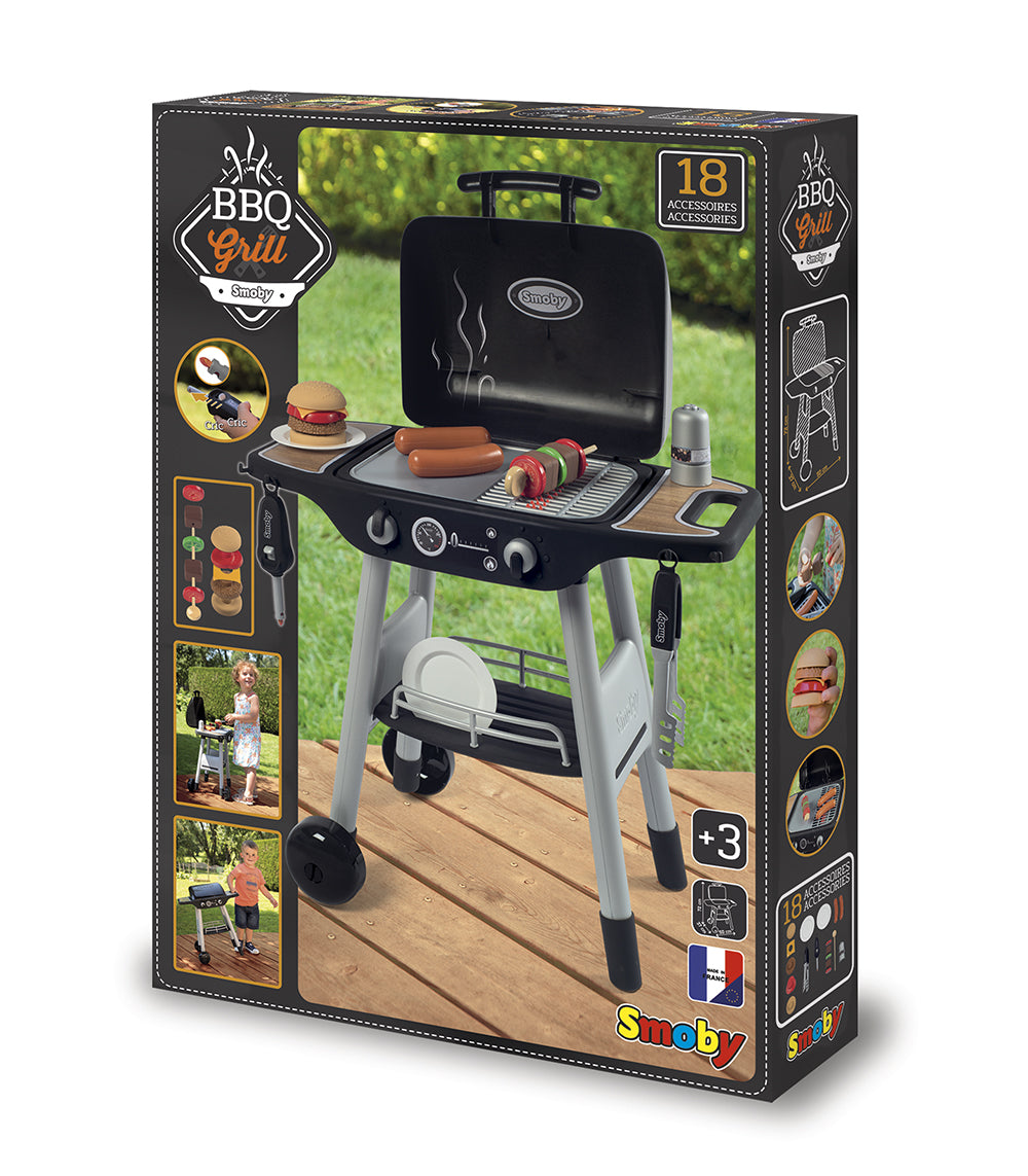 SMOBY - BARBECUE PLANCHA AVEC 16 ACCESSOIRES