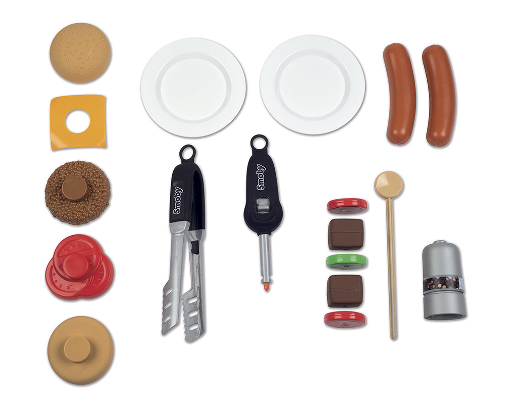 SMOBY - BARBECUE PLANCHA AVEC 16 ACCESSOIRES