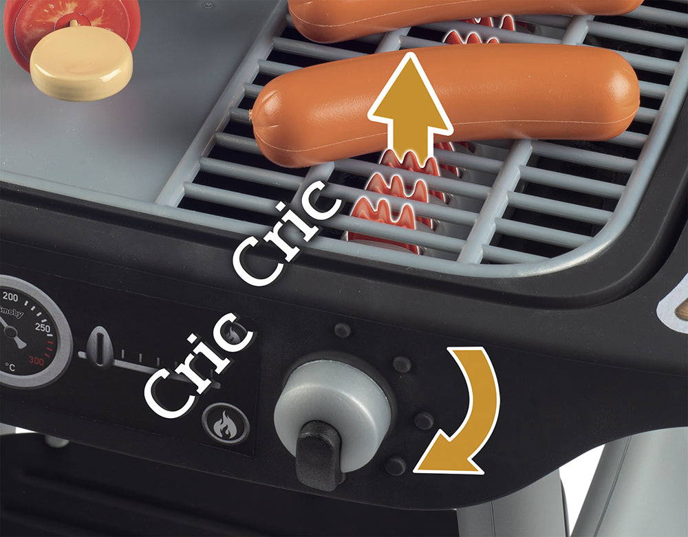 SMOBY - BARBECUE PLANCHA AVEC 16 ACCESSOIRES