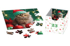EUROGRAPHICS CALENDRIER DE L'AVENT - MOUSTACHES DE NOËL (CHATS DE NOËL) #8924-5922