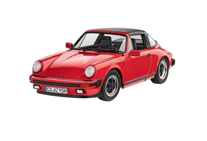 MODÈLE À COLLER - VOITURE PORSCHE 911 CARRERA 3.2 TARGA (G-MODEL) NIVEAU 3