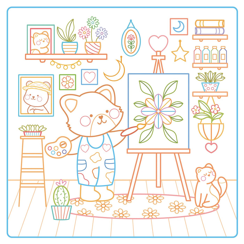 COLORIAGES ZEN ET MIGNONS (COSY COLO) - JARDINS SECRETS - MARION BLANC (LIVRE DE COLORIAGE)