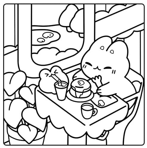 COLORIAGES ZEN ET MIGNONS (COSY COLO) - GOÛTERS CÂLINS - BERRURIII (LIVRE DE COLORIAGE)