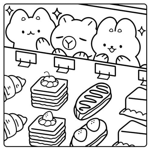 COLORIAGES ZEN ET MIGNONS (COSY COLO) - GOÛTERS CÂLINS - BERRURIII (LIVRE DE COLORIAGE)