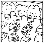 COLORIAGES ZEN ET MIGNONS (COSY COLO) - GOÛTERS CÂLINS - BERRURIII (LIVRE DE COLORIAGE)