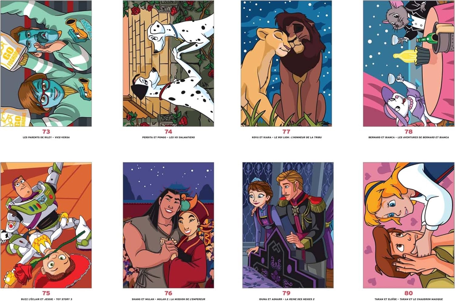 DISNEY MYSTERY COLORING BOOKS - LOVE STORIES (COLORING BOOK BY NUMBERS)