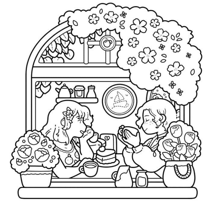 COLORIAGES ZEN ET MIGNONS (COSY COLO) - MES MEILLEURES AMIES - HARRY ALEXANDER (LIVRE DE COLORIAGE)