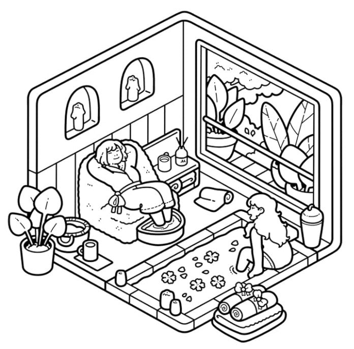 COLORIAGES ZEN ET MIGNONS (COSY COLO) - MES MEILLEURES AMIES - HARRY ALEXANDER (LIVRE DE COLORIAGE)