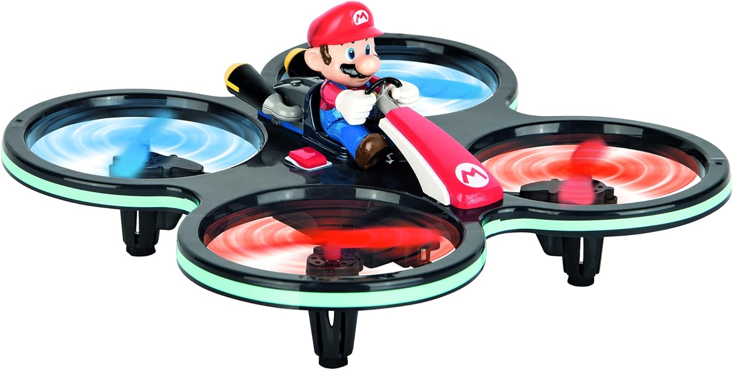 CARRERA - DRONE TÉLÉGUIDÉ QUADCOPTÈRE MINI MARIO-COPTER