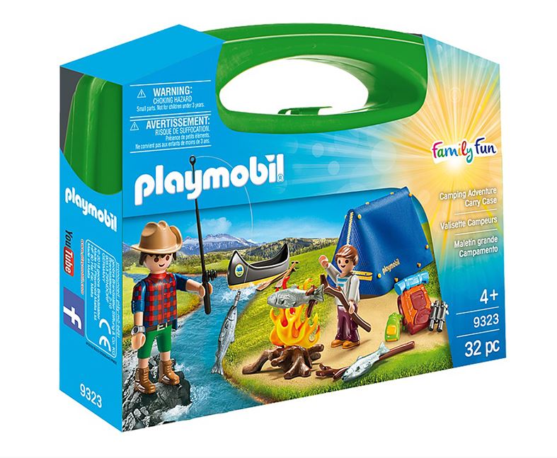 PLAYMOBIL FAMILY FUN - CAMPERS CARRY CASE #9323