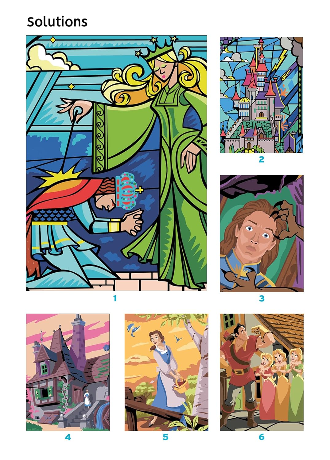 COLORIAGES MYSTÈRES DISNEY - SPÉCIAL FILM - LA BELLE ET LA BÊTE (LIVRE DE COLORIAGE PAR NUMÉROS)