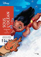 DISNEY PIXELATED COLORING - UNDER THE SEA (COLOR BY NUMBER BOOK)