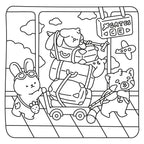 COLORIAGES MIGNONS HAUT EN COULEUR! (COSY COLO) - TOUR DU MONDE - DIDI PLUMS (LIVRE DE COLORIAGE)
