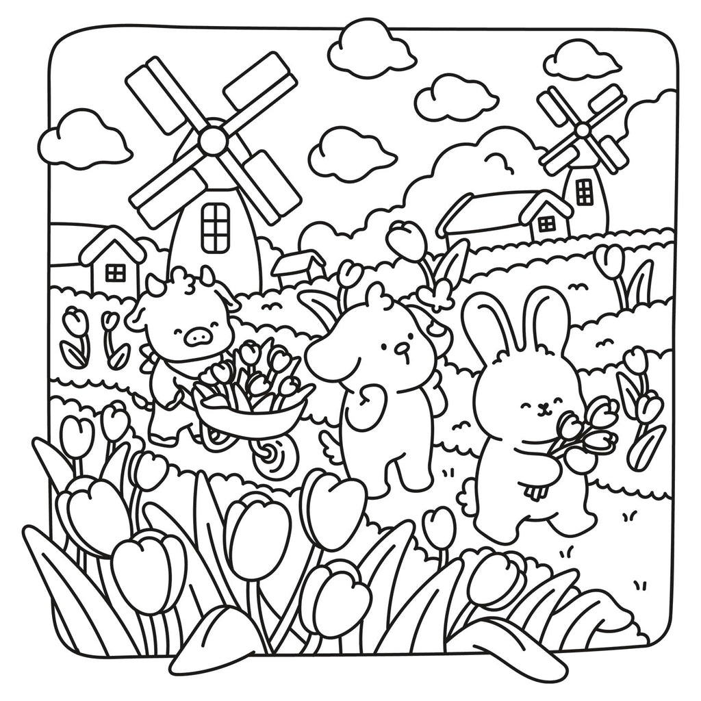 COLORIAGES MIGNONS HAUT EN COULEUR! (COSY COLO) - TOUR DU MONDE - DIDI PLUMS (LIVRE DE COLORIAGE)