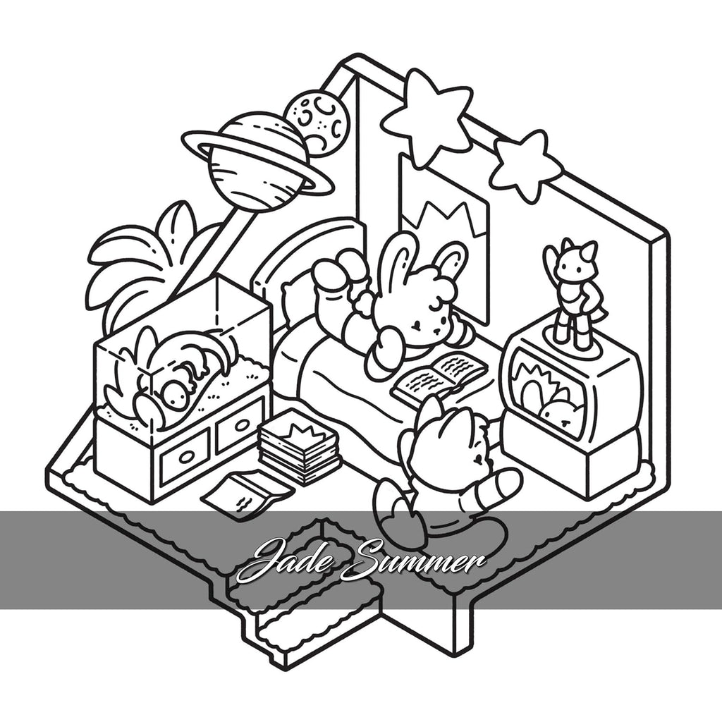 COLORIAGES MIGNONS QUI FONT CRAQUERS ! (COSY COLO) - PETITS BONHEURS COSY - JADE SUMMER (LIVRE DE COLORIAGE)
