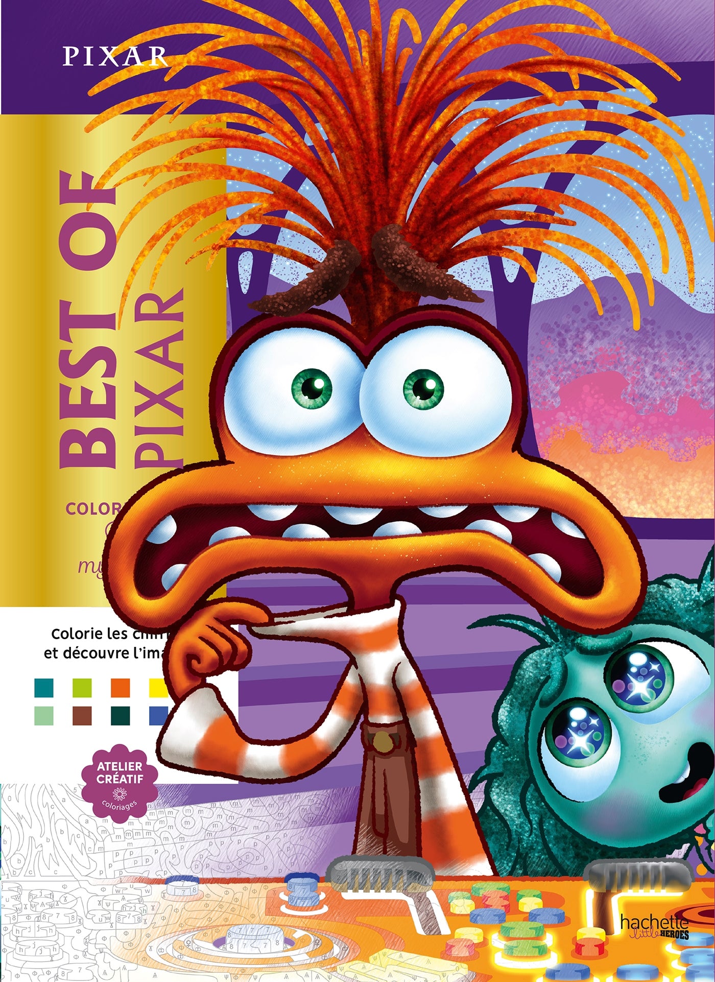 COLORIAGES MYSTÈRES DISNEY - BEST OF PIXAR (LIVRE DE COLORIAGE PAR NUMÉROS)