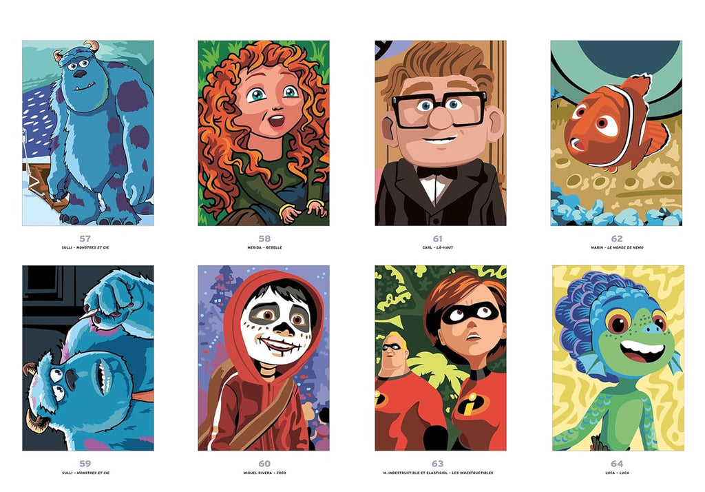 COLORIAGES MYSTÈRES DISNEY - BEST OF PIXAR (LIVRE DE COLORIAGE PAR NUMÉROS)