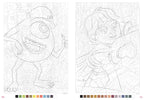 DISNEY MYSTERY COLORING BOOKS - OPTICAL ILLUSION BABIES (COLOR BY NUMBER BOOK)