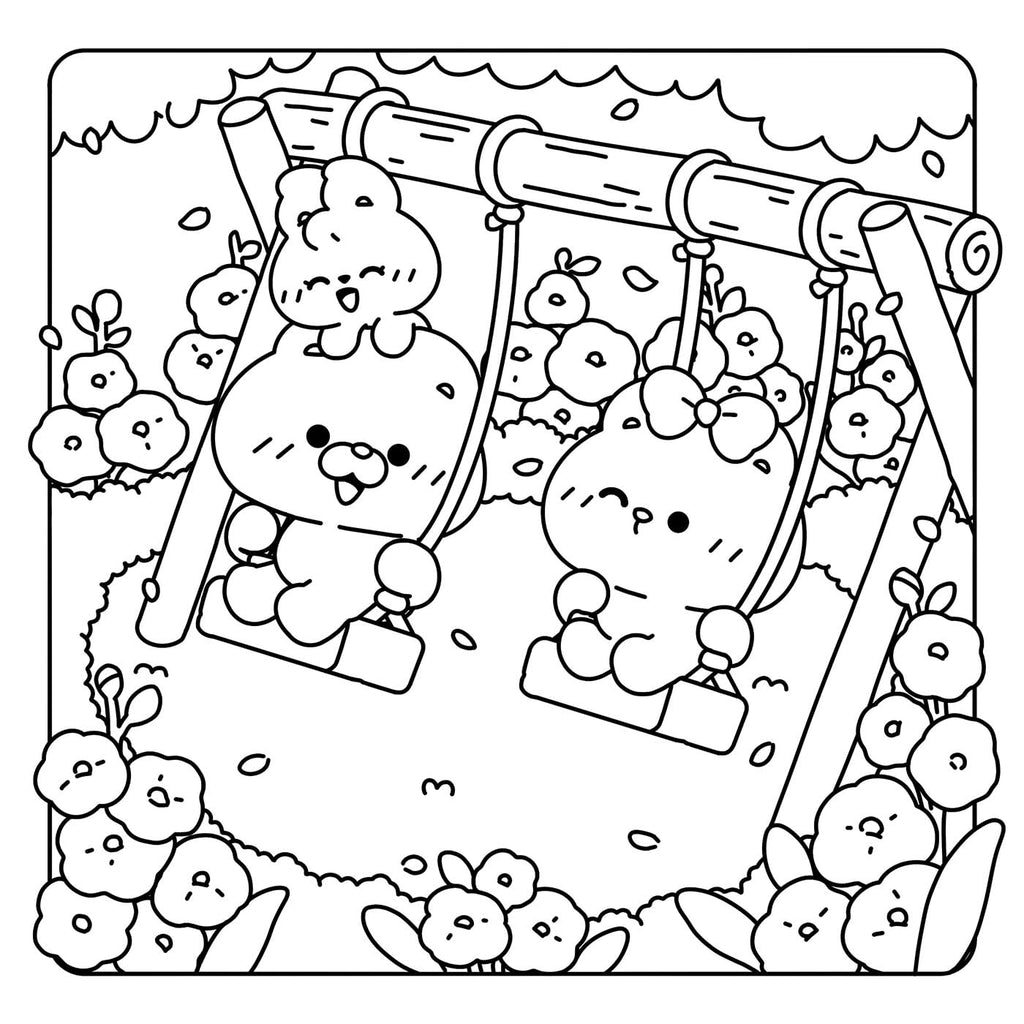 COLORIAGES ZEN ET MIGNONS (COSY COLO) - DOUX PRINTEMPS - SHANDSTUDIO (LIVRE DE COLORIAGE)