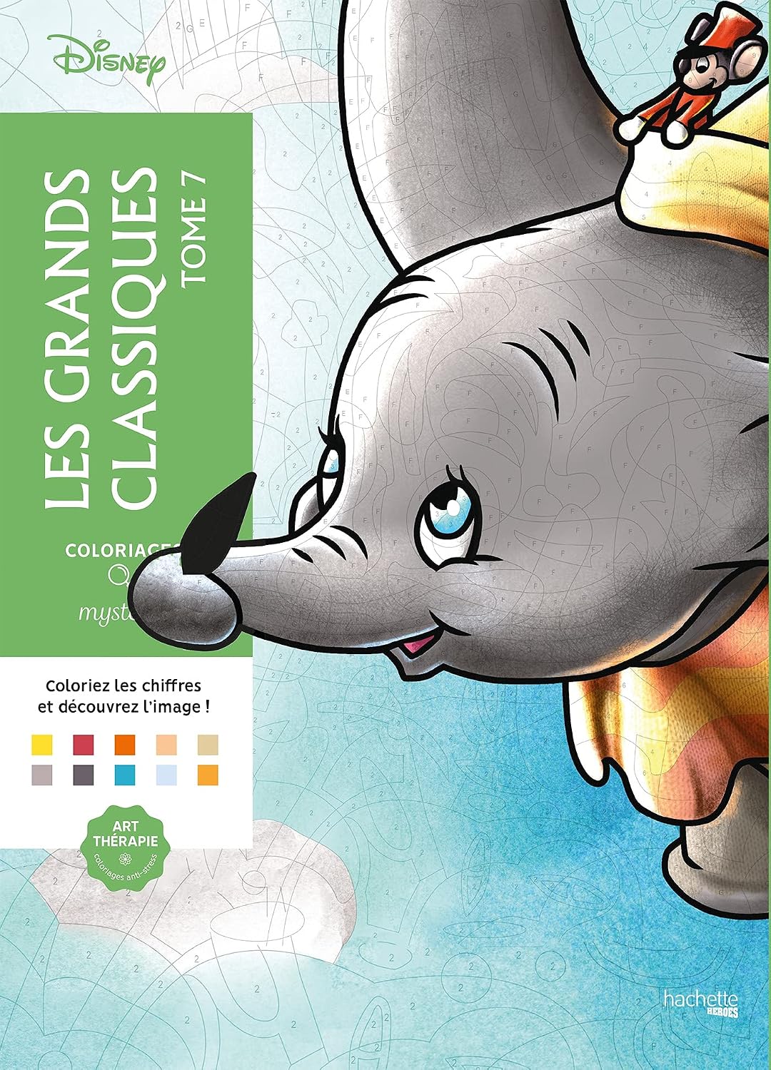 DISNEY MYSTERY COLORING BOOKS - THE GREAT CLASSICS VOLUME 7 (COLOR BY NUMBER BOOK)