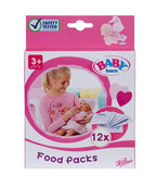 BABY BORN - BABY FOOD SACHETS 12 PIECES
