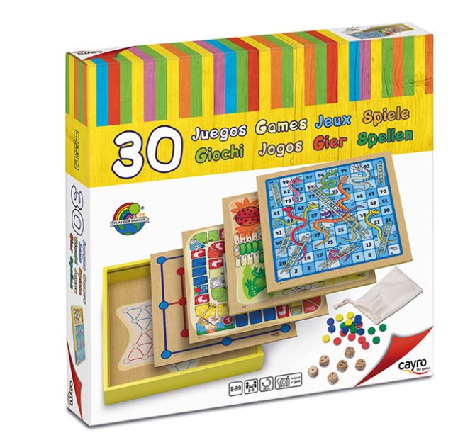 CAYRO GAME - 30 WOODEN GAMES