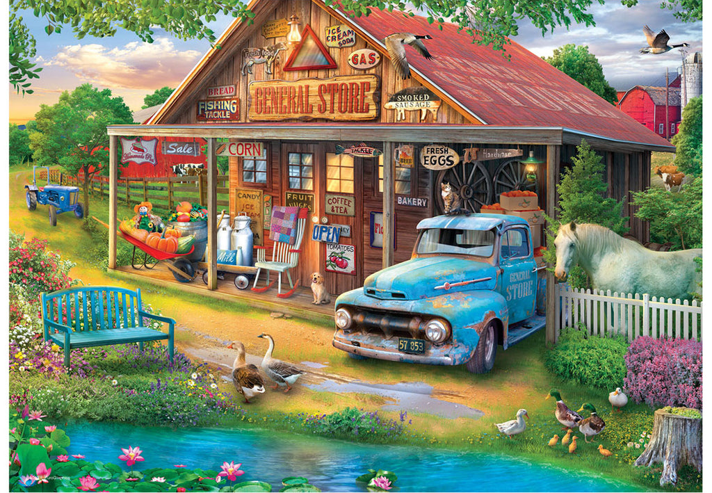 EUROGRAPHICS JIGSAW PUZZLE CONNECTION 48 PIECES - COUNTRY STORE (EDUARD) #9748-0874