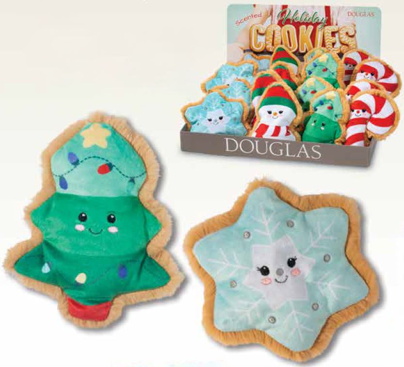 PELUCHE - BISCUITS DE NOËL ASST 5"