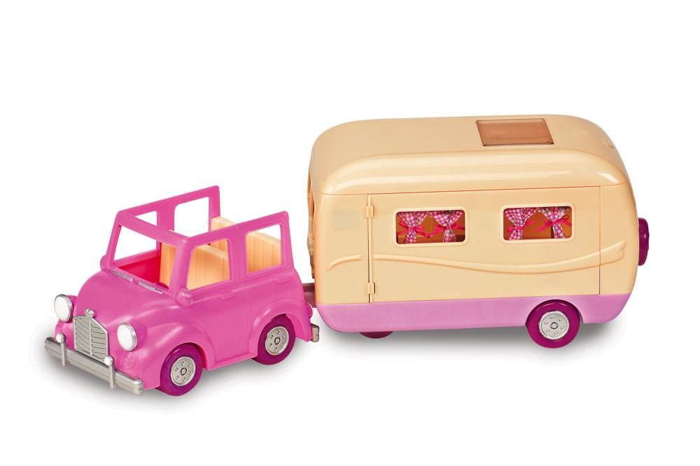 LI'L WOODZEEZ - ENSEMBLE DE CAMPING "HAPPY CAMPER" ROSE