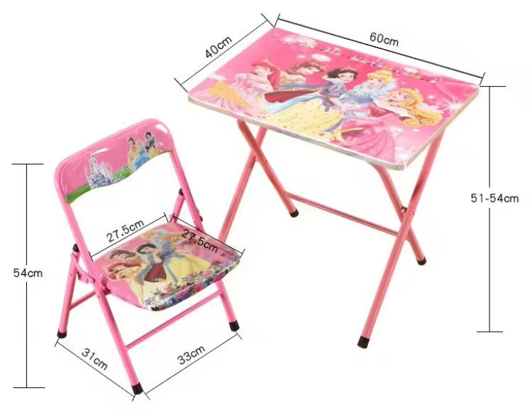 TABLE WITH 1 CHAIR - DISNEY PRINCESSES