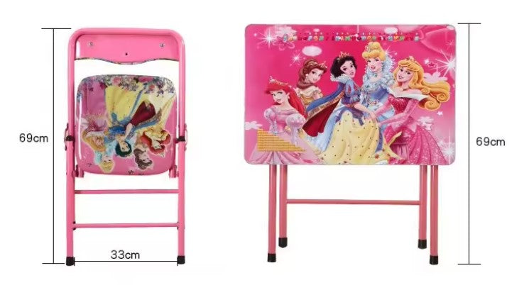 TABLE WITH 1 CHAIR - DISNEY PRINCESSES