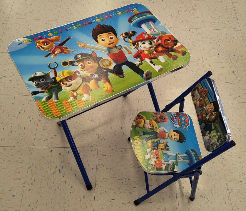 TABLE WITH 1 CHAIR - PAW PATROL