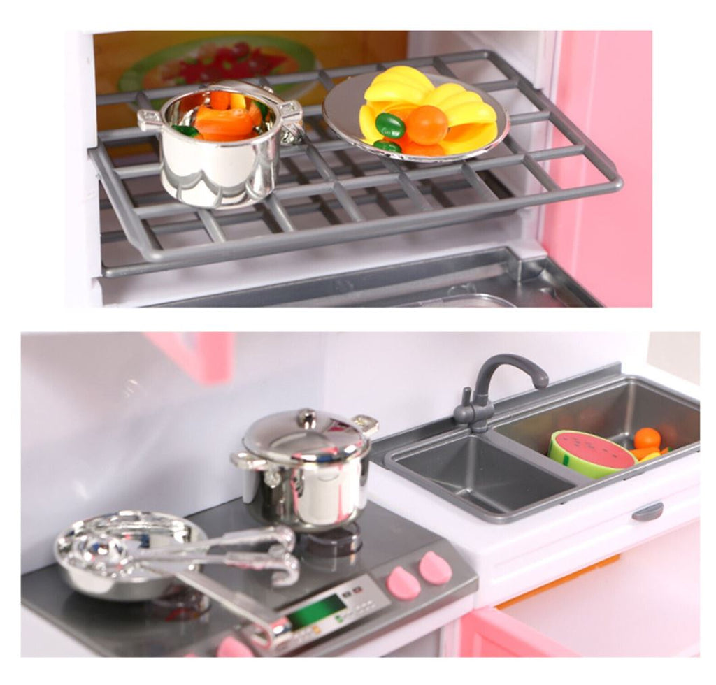 MINI CUISINE MODERNE ROSE INTERACTIVE AVEC SONS ET LUMIÈRES